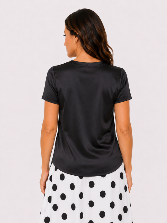 Blusa in satin