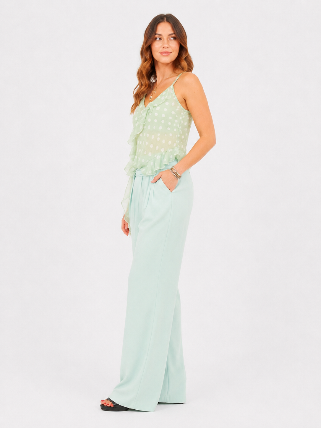 Pantalone classico a palazzo