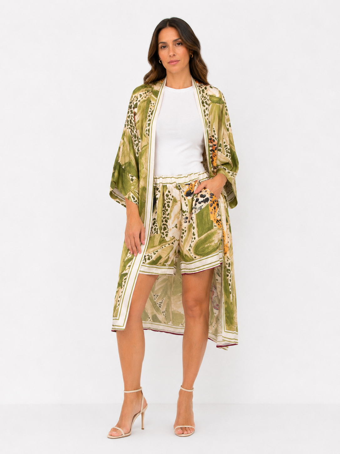 Shorts in viscosa