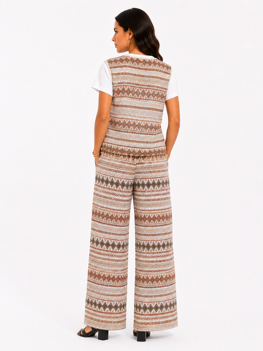 Pantalone etnico ricamato