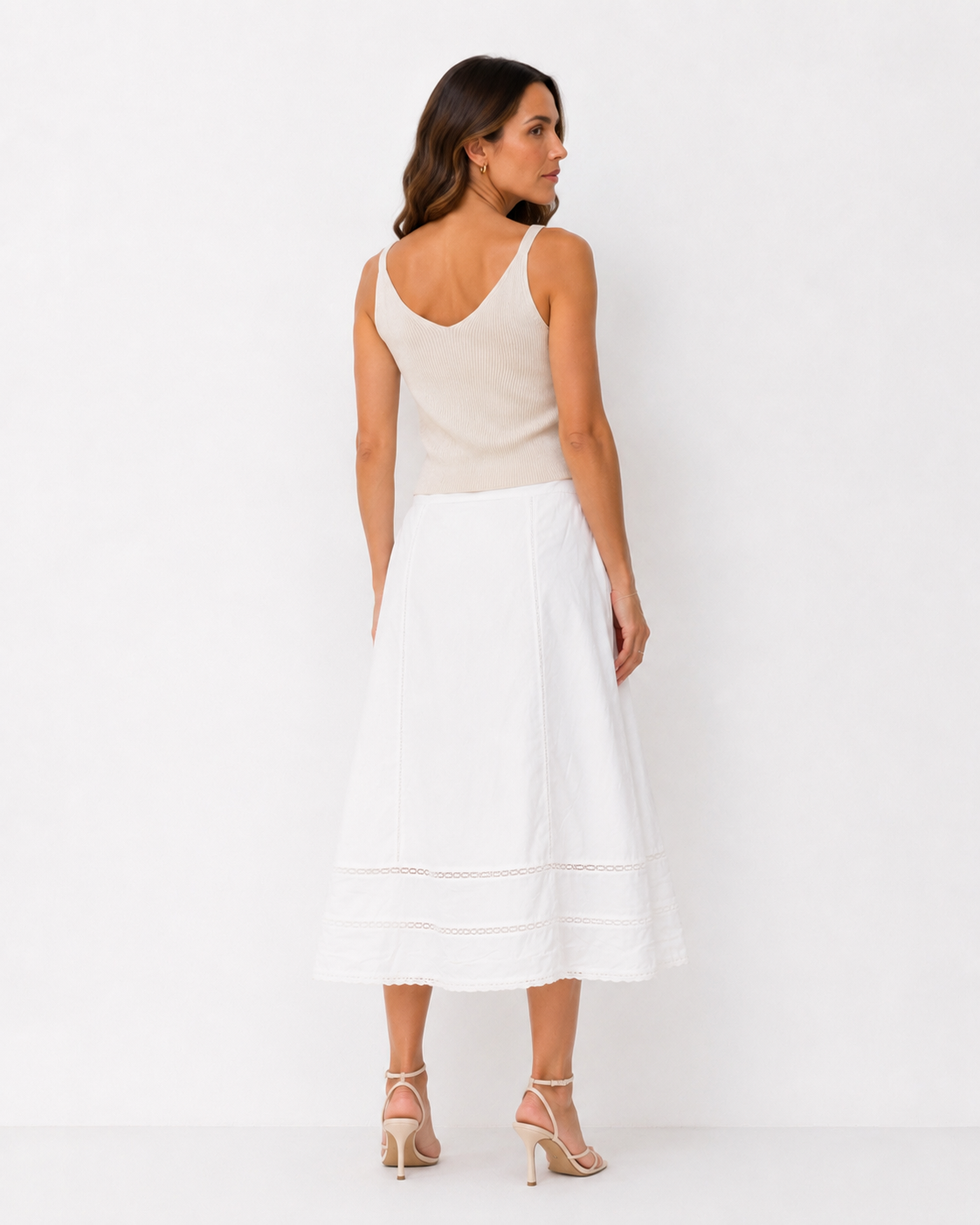 Gonna con intarsi
