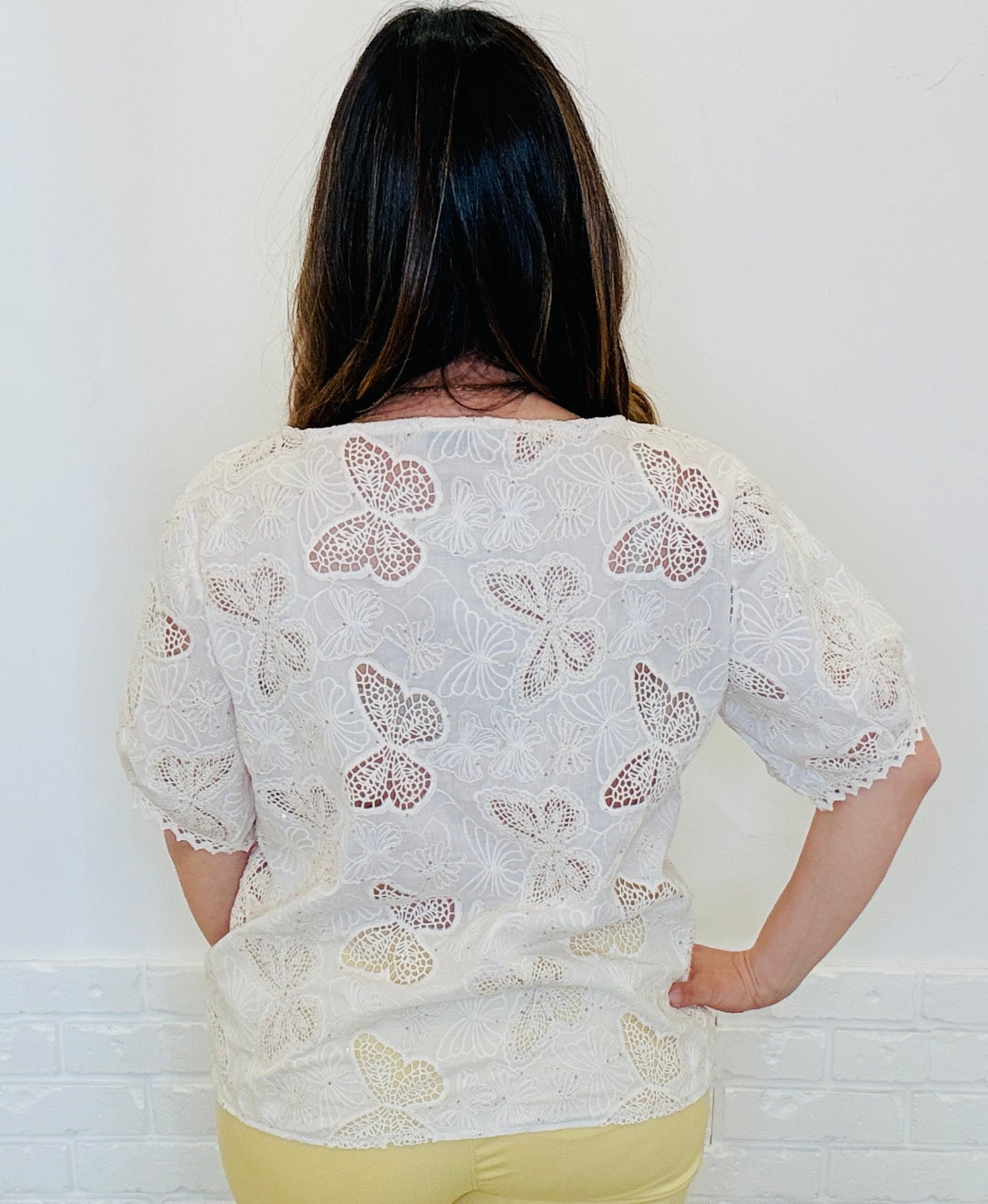 Blusa ricamata