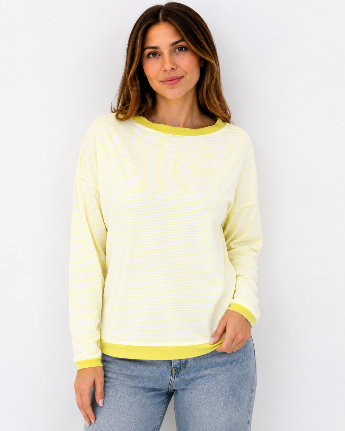 Maglia a righe over