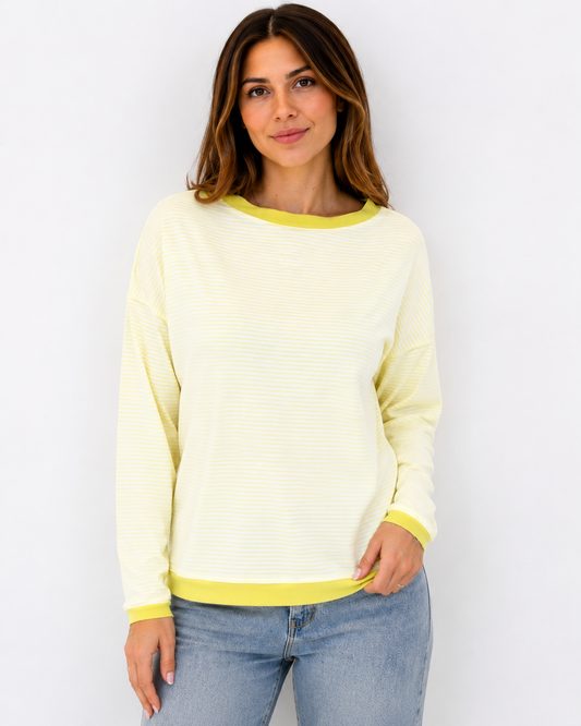 Maglia a righe over