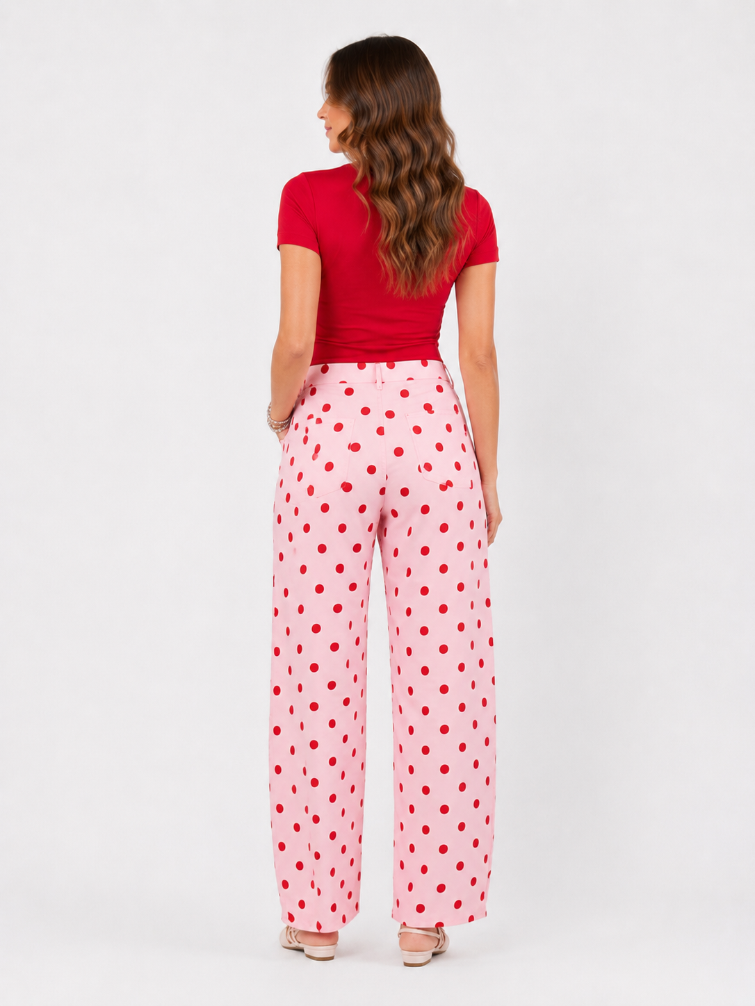 Pantalone ballon a pois