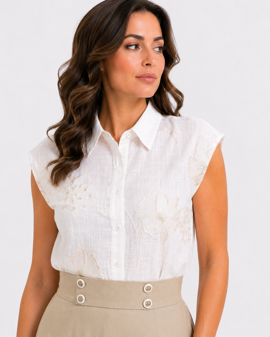 Camicia ricamata