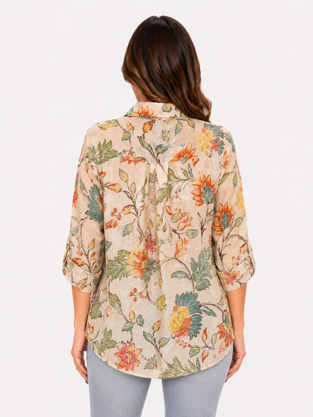 Camicia con fiori