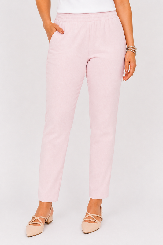 Pantalone con elastico in vita