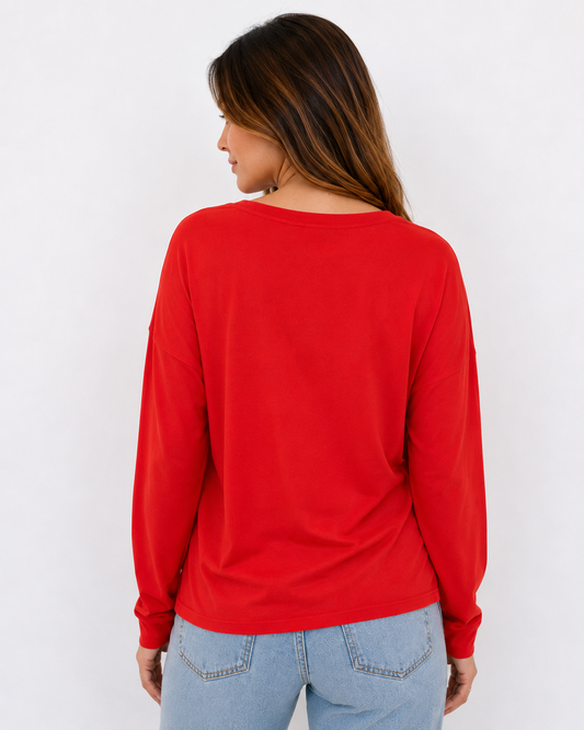 Maglia in filo a V
