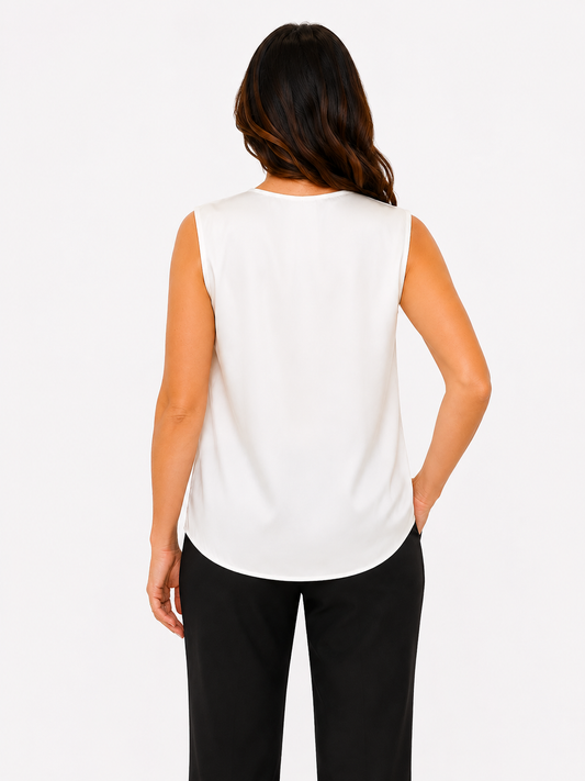 Top in satin