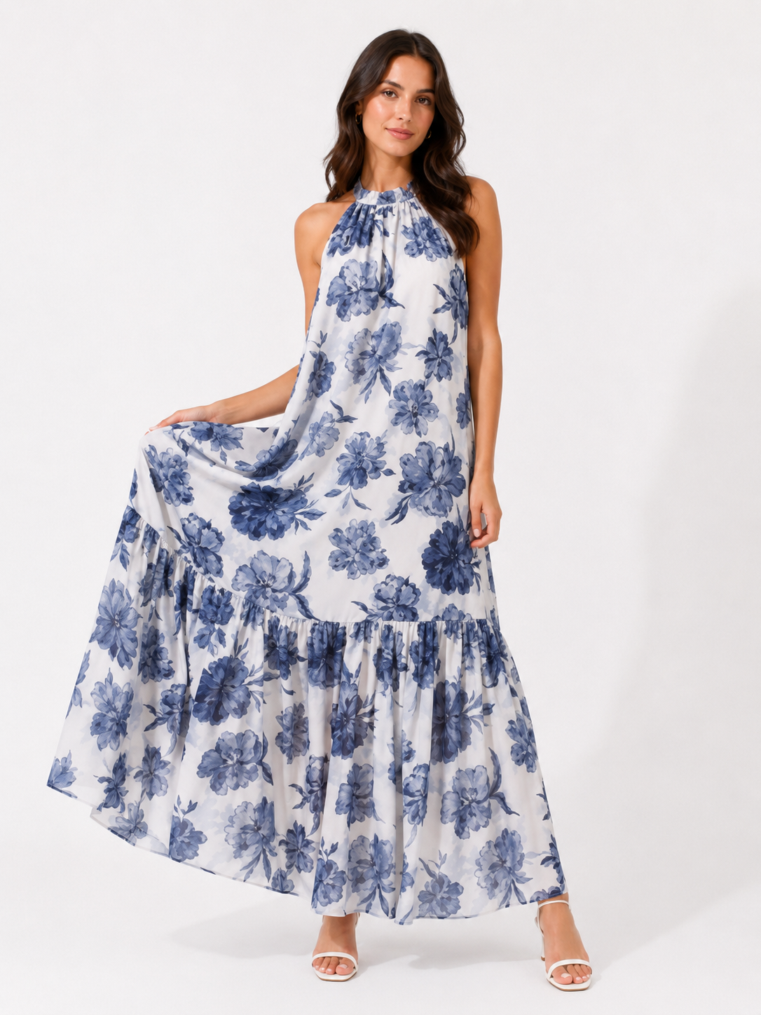Abito con scollo all' americana