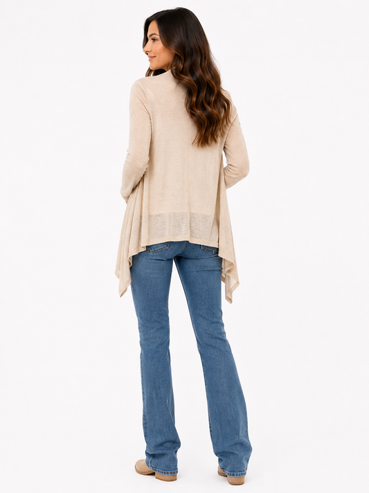 Cardigan asimmetrico