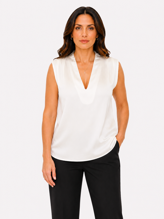 Top in satin
