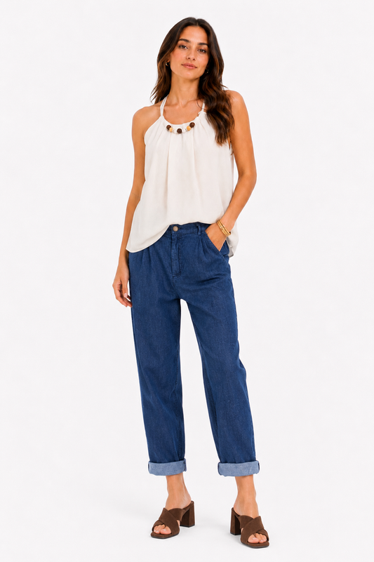 Jeans baggie in chambry