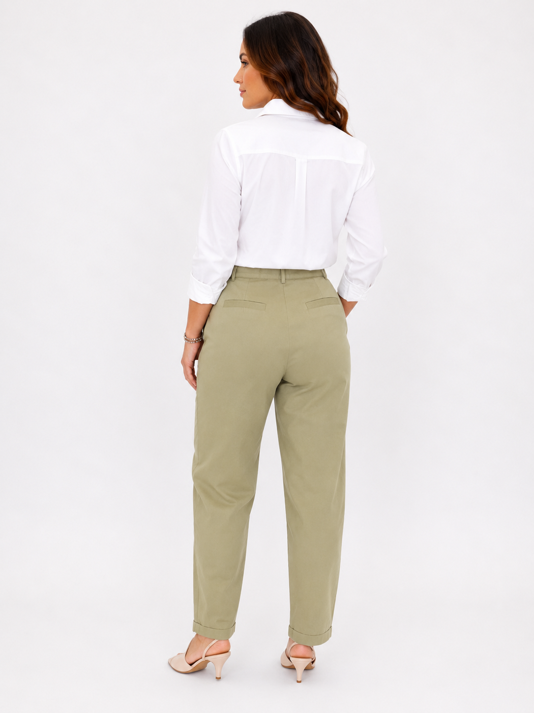 Pantalone classico in tessuto manopesca