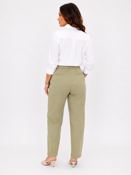 Pantalone classico in tessuto manopesca