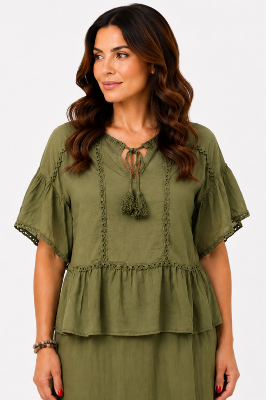 Blusa in mussola