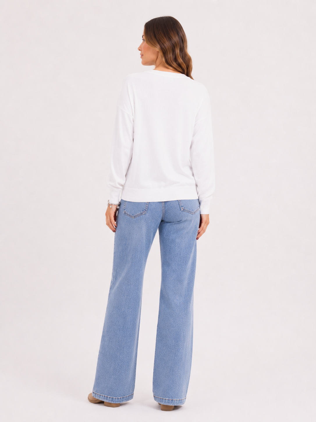 Jeans elasticizzato dritto
