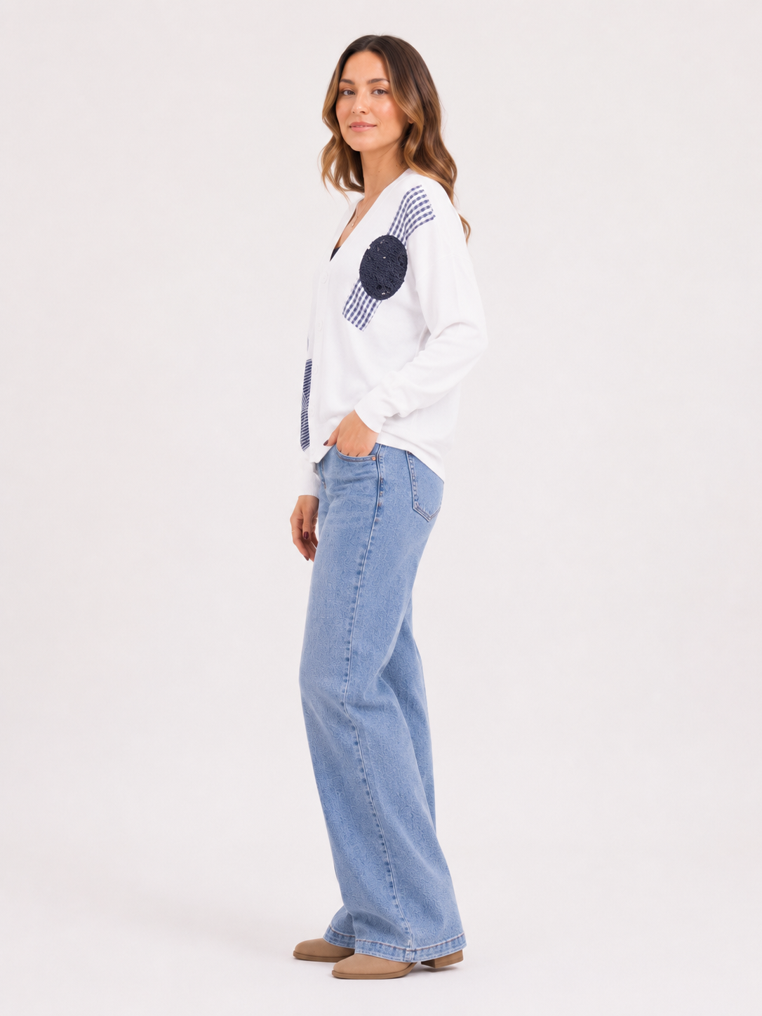 Jeans elasticizzato dritto