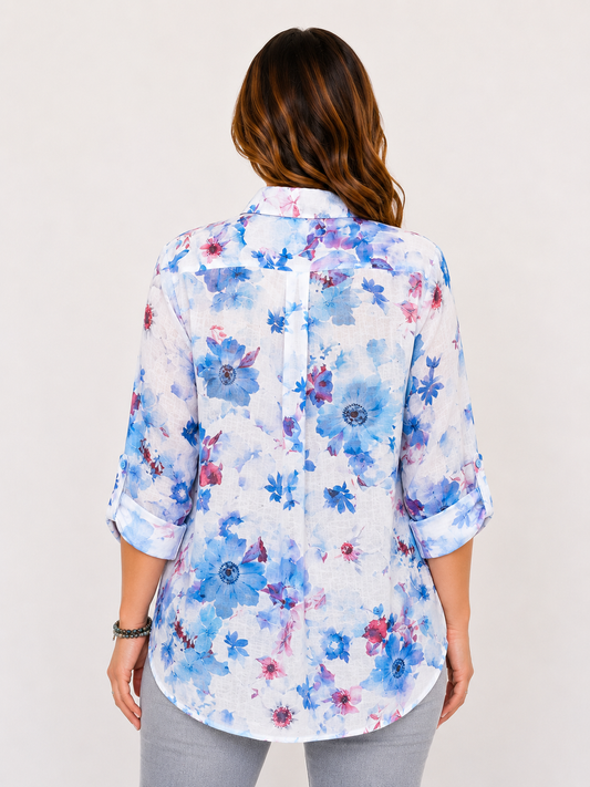 Camicia a fiori