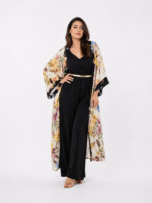 Kimono lungo a fantasia