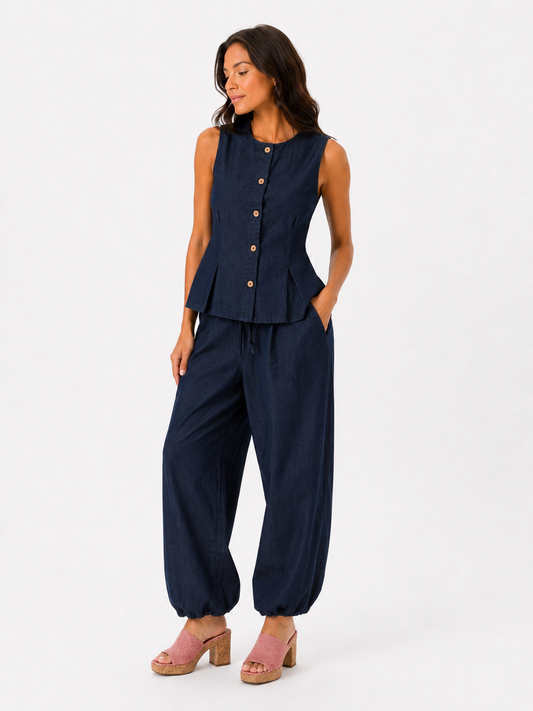 Pantalone con coulisse