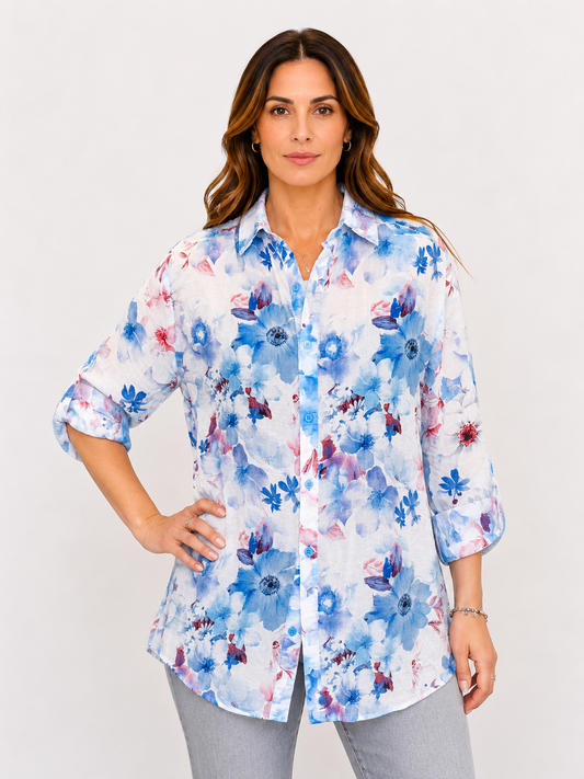 Camicia a fiori
