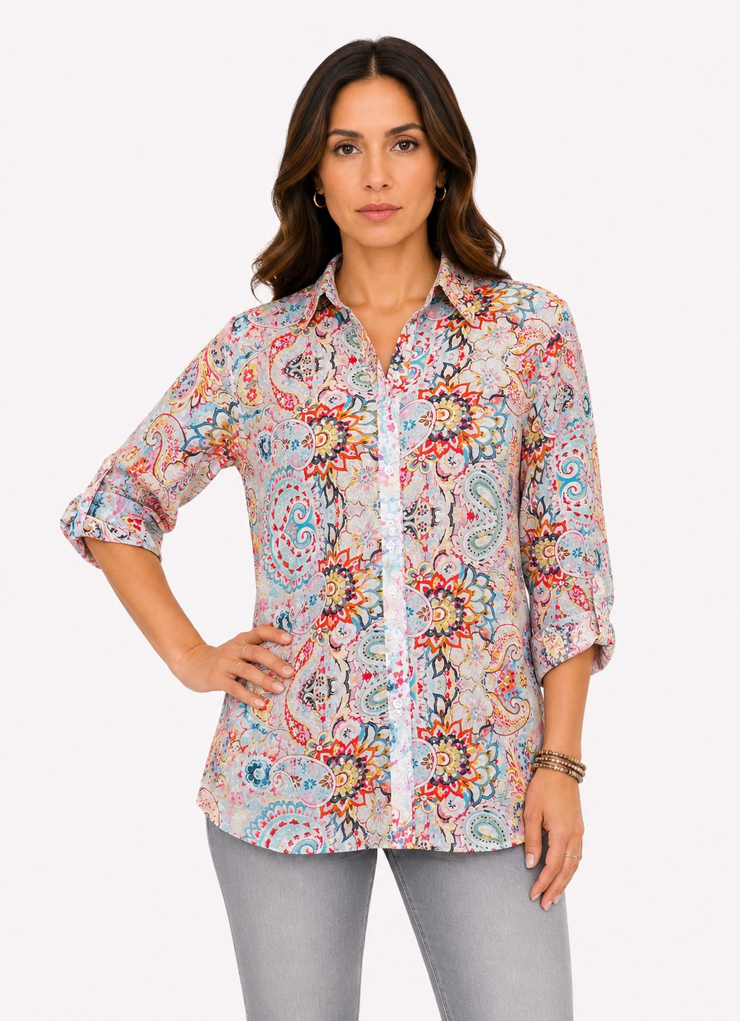 Camicia a fantasia Paisley