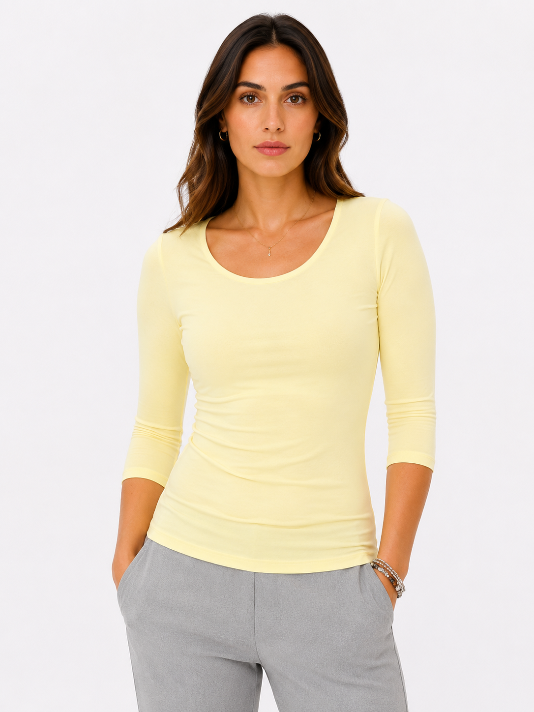 Maglia basica 3/4