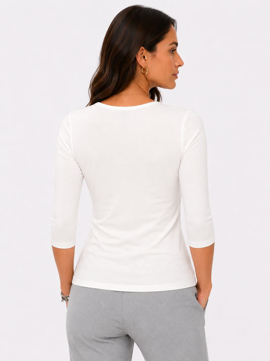 Maglia basica 3/4