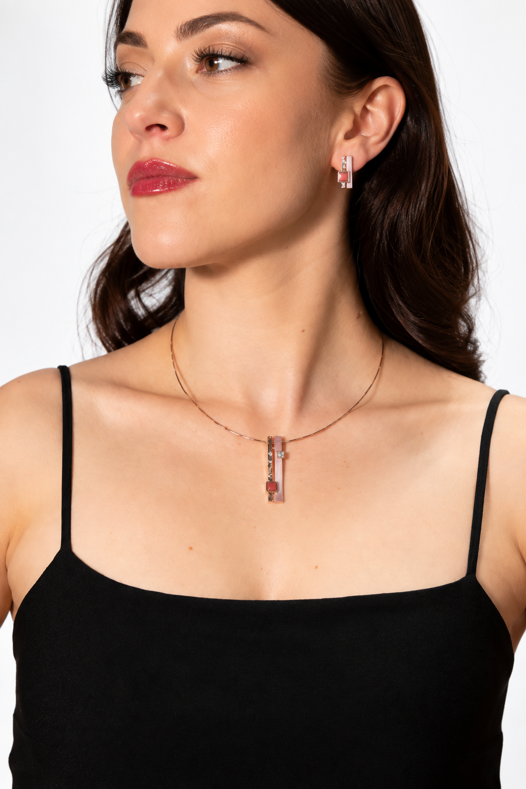 Collana doppia barretta