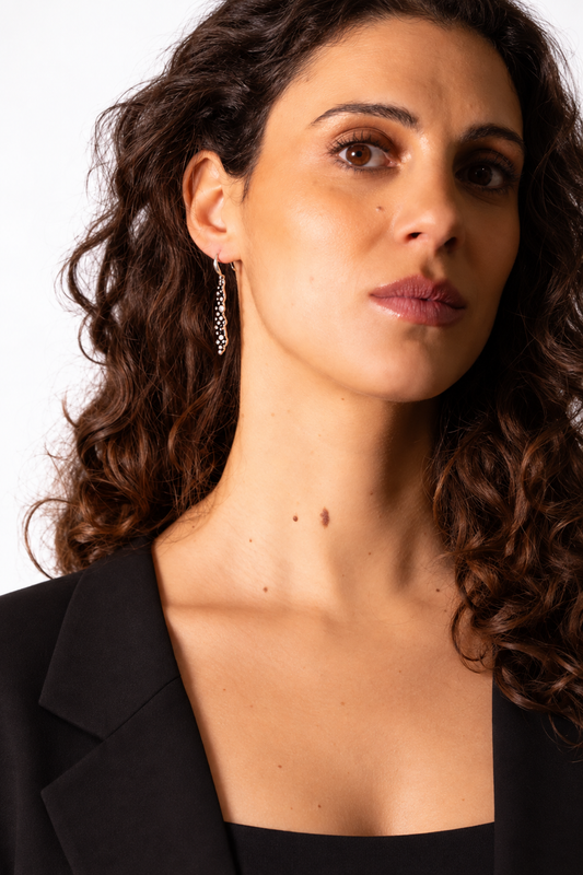 Orecchini barretta tondini