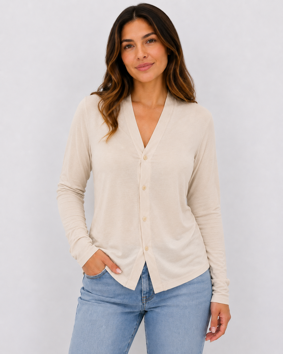 Maglia con bottoni