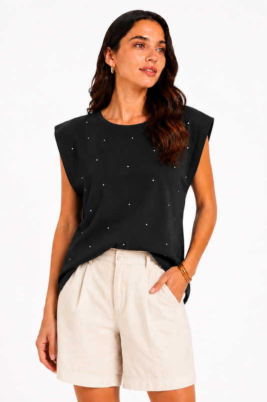 T-shirt con punti luce