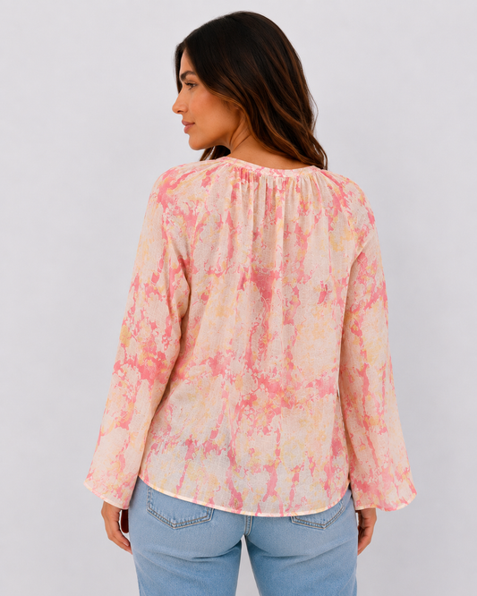 Blusa a fiori