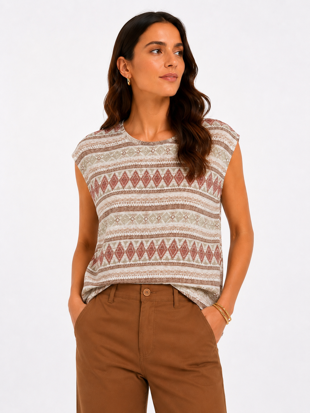 Blusa etnica ricamata