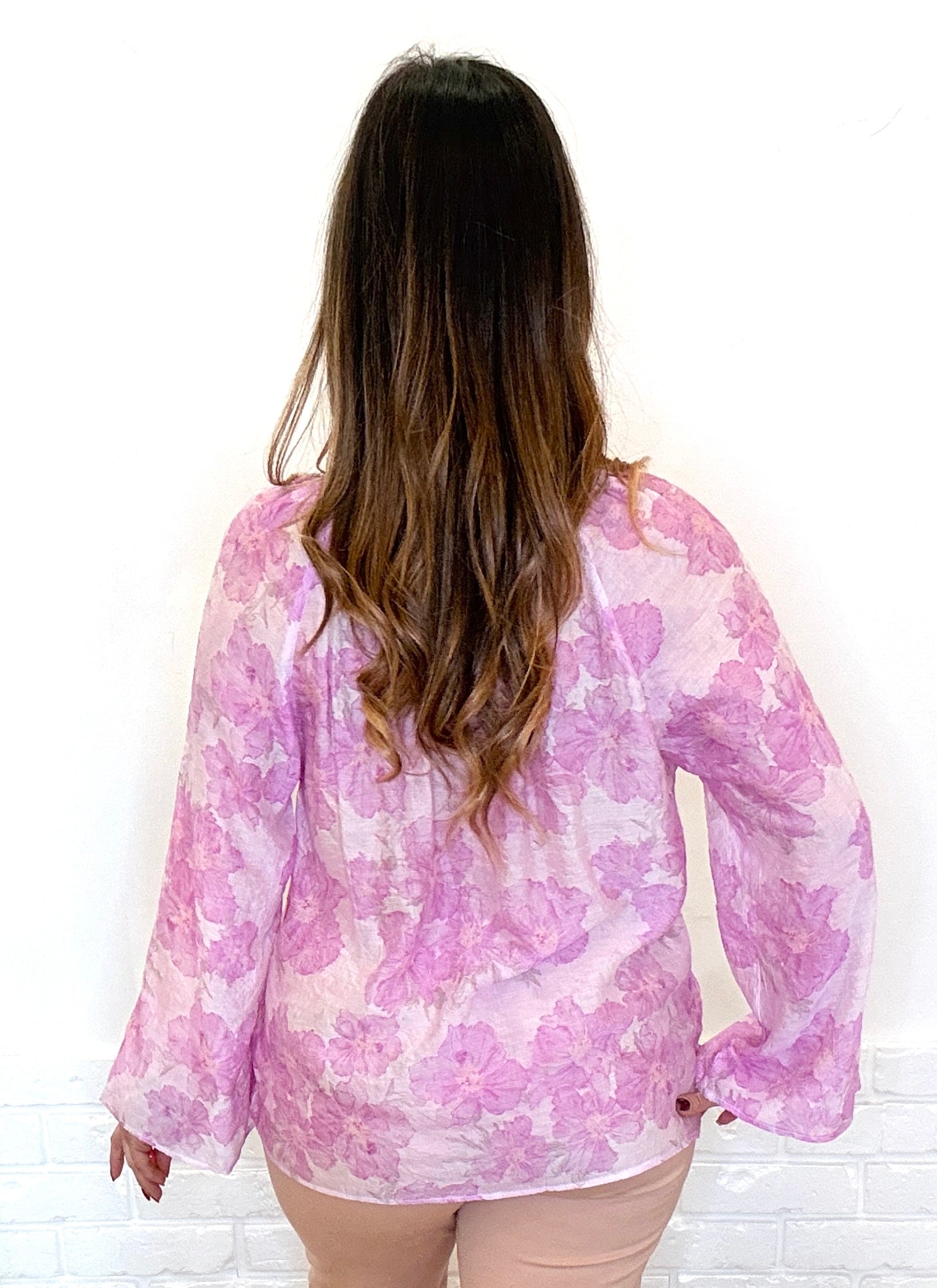 Blusa a fiori