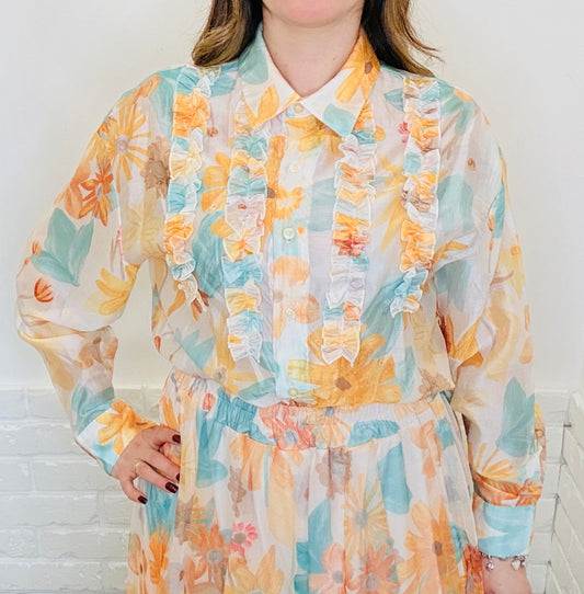 Camicia a fiori