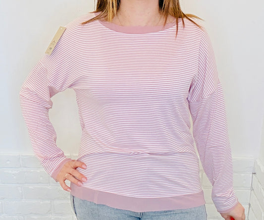 Maglia a righe over