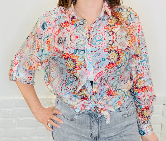 Camicia Paisley