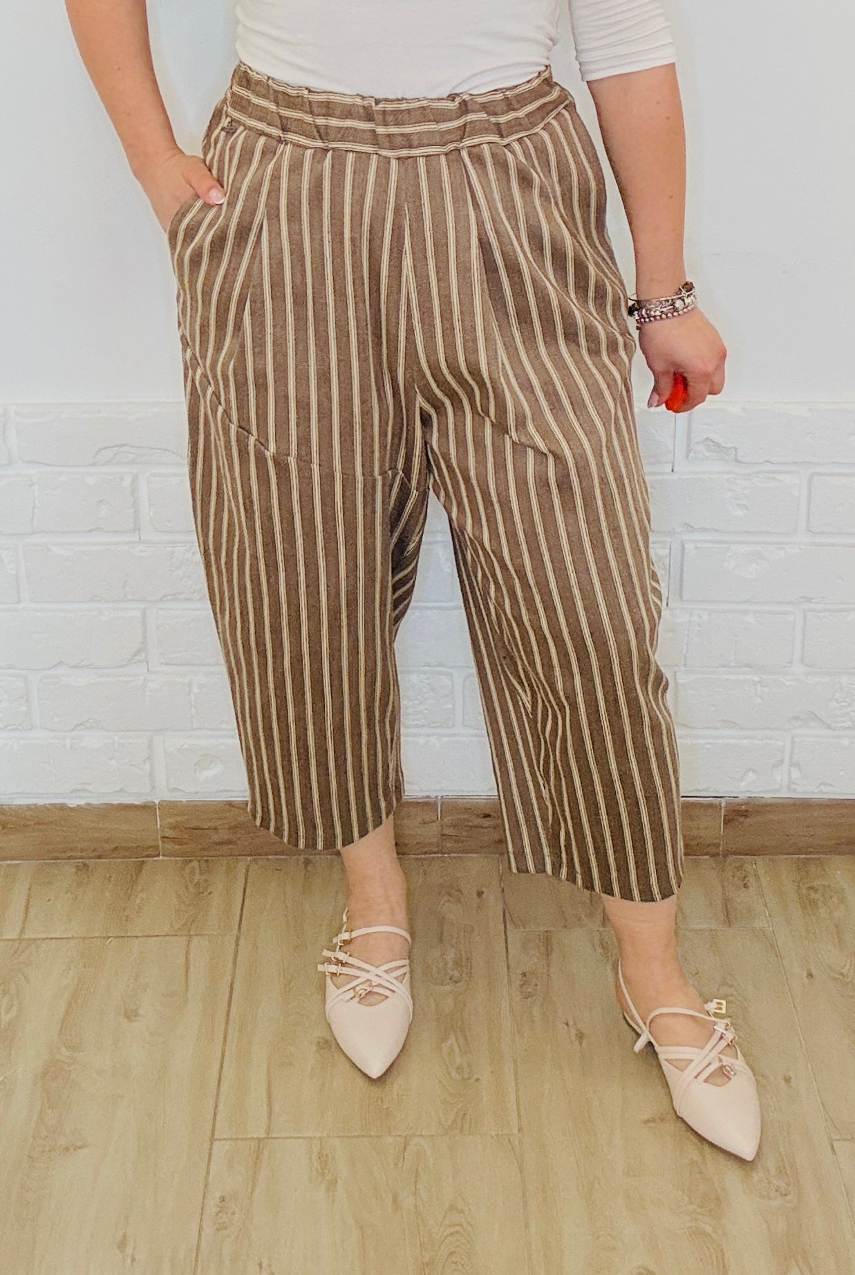 Pantalone gessato