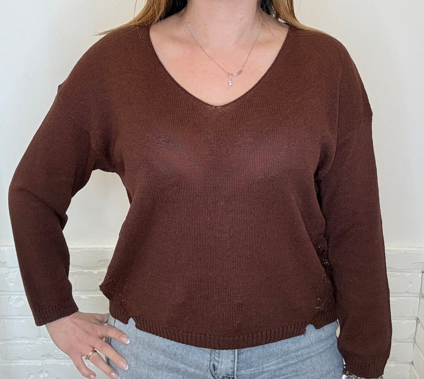 Maglia traforata
