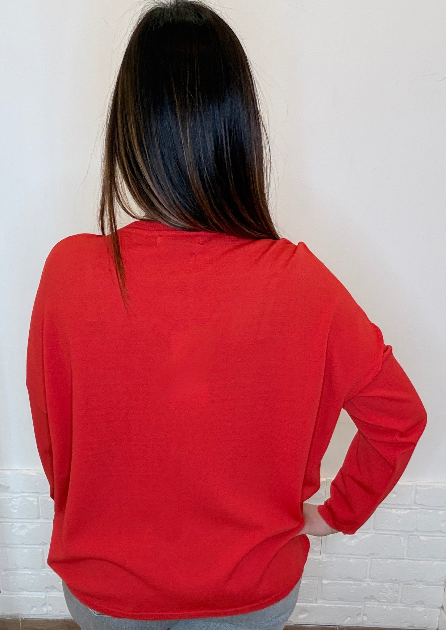 Maglia in filo a V