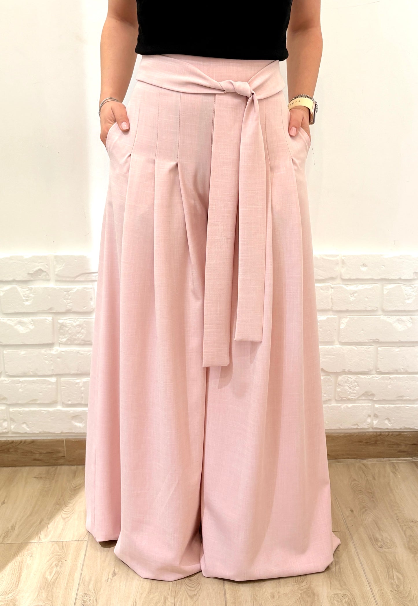 Pantalone  classico con pences