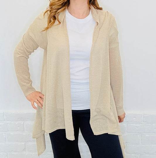 Cardigan asimmetrico