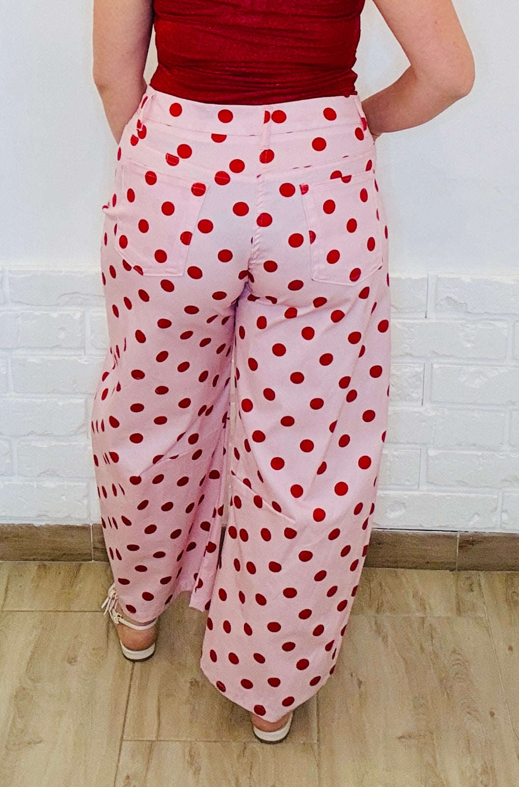 Pantalone ballon a pois