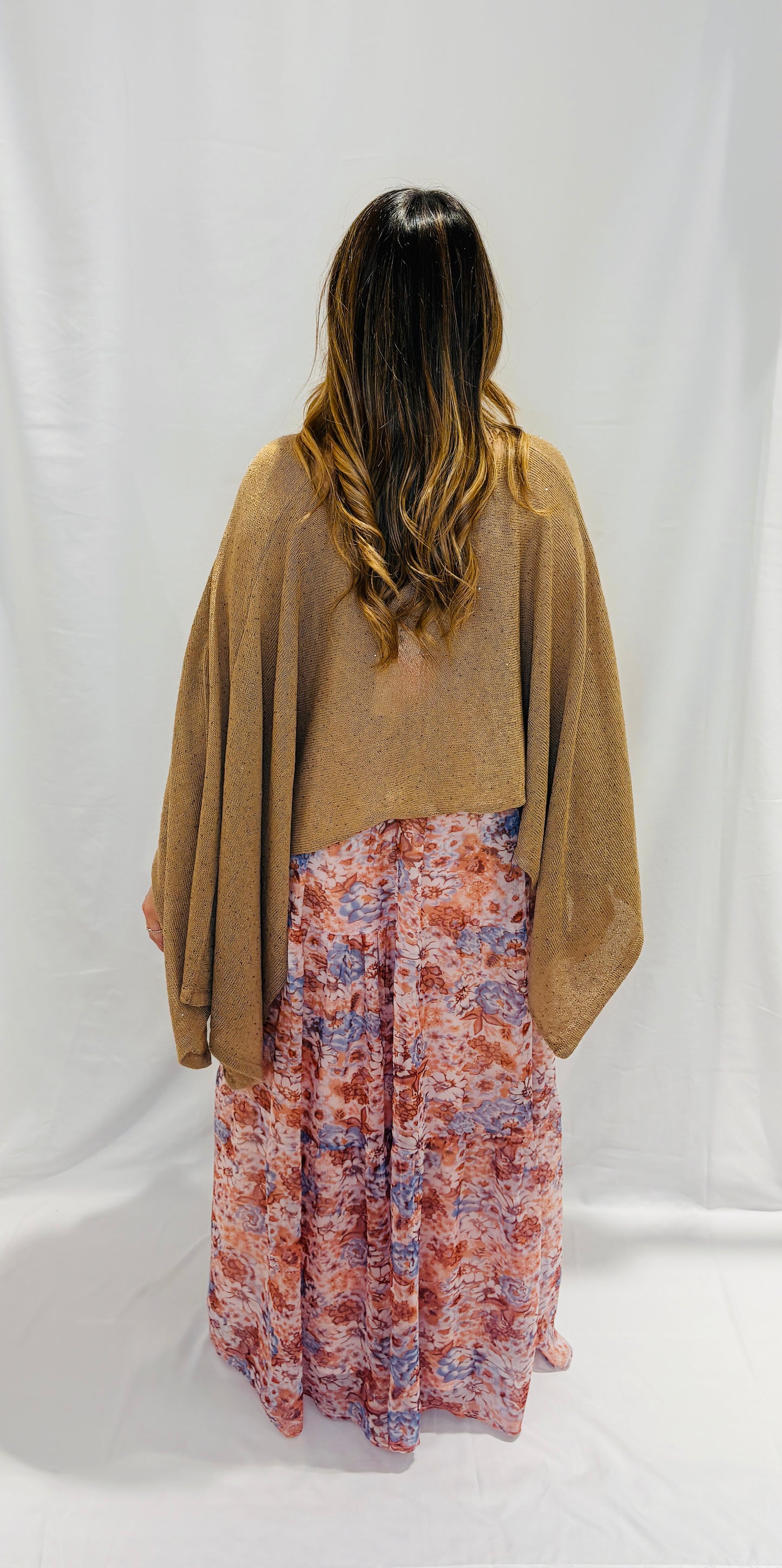 Poncho con microlurex