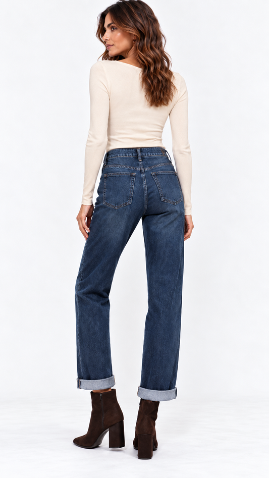 Jeans mom fit