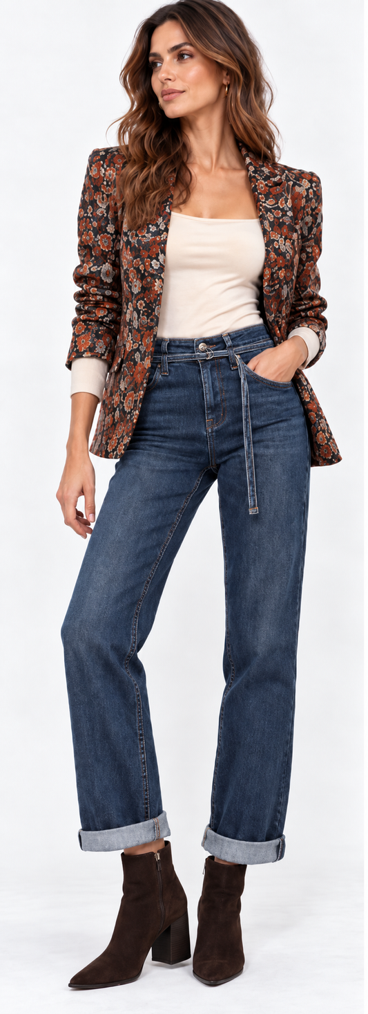 Jeans mom fit