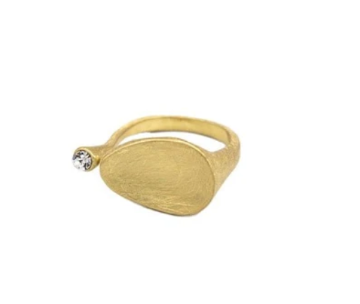 Anello con goccia
